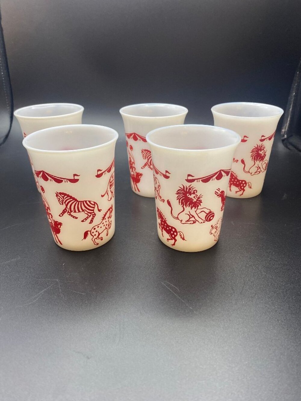 Hazel Atlas Circus Juice Glasses